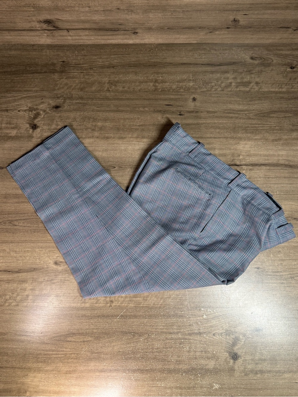 VTG Big Mac JCPenney Penn Prest Glen Plaid Pants Mens 38x28 Prince Wales 70s USA
